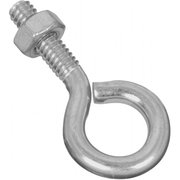 TOTALTURF 25in. X 2in. Eye Bolt With Nuts Assembled   -0, 20PK TO332790